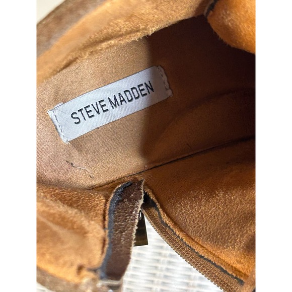 Steve Maddens Men’s Ranter Combat Boot Size 10.5 Tan Contrast - Picture 11 of 12